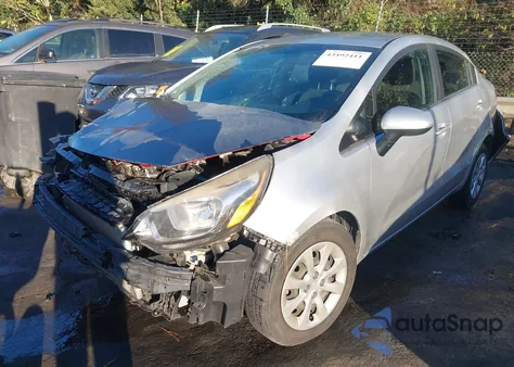 2016 Kia Rio Lx из США, поврежденный, VIN KNADM4A37G6695233